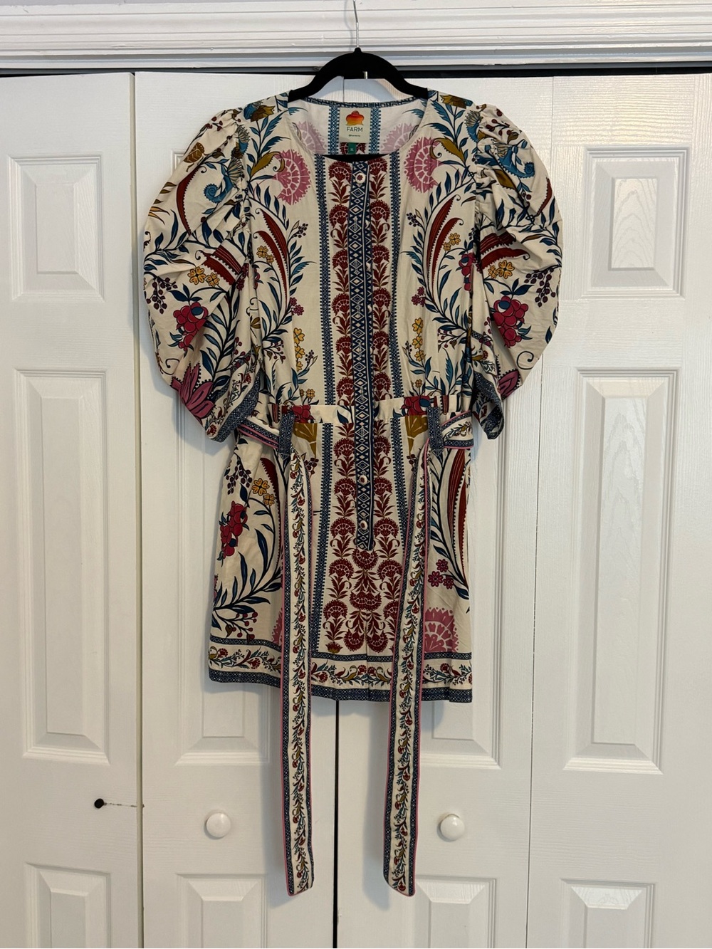 Farm Rio Puff Sleeve Romper - Picture 3 of 3